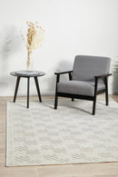 York Alice Natural White Rug