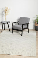 York Alice Natural White Rug