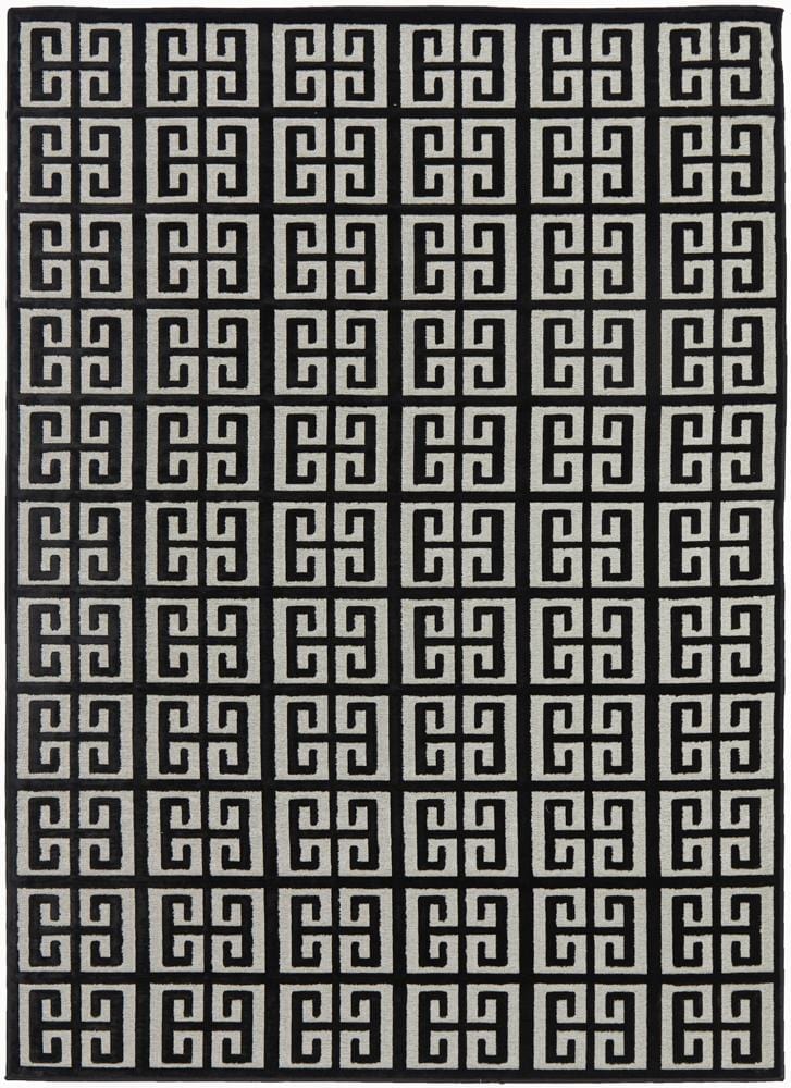 York Brenda Black & Gold Rug