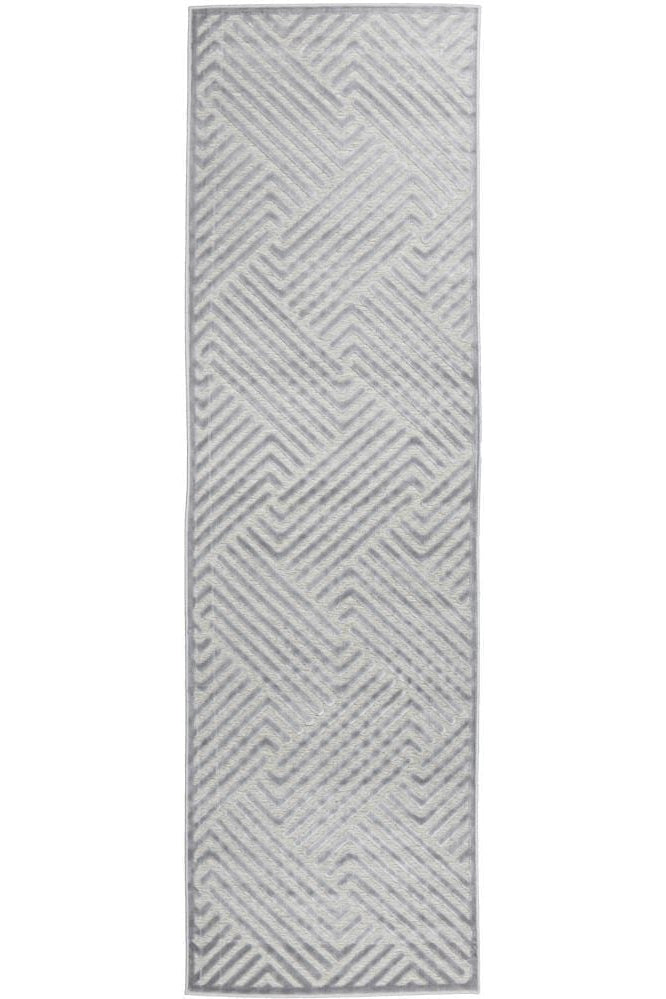 York Cindy Silver Runner Rug