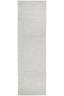 York Cindy Natural White Runner Rug