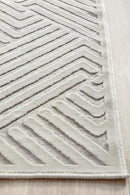 York Cindy Natural White Runner Rug