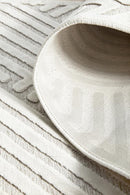 York Cindy Natural White Runner Rug