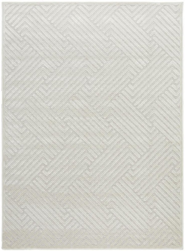 York Cindy Natural White Rug