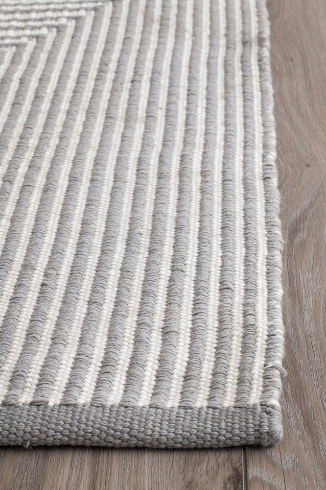 Denver Grey & Ivory Indoor Outdoor Rug