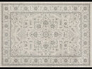 Evoke Winter White Transitional Runner Rug