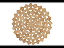 Round Jute Natural Tessellate Rug
