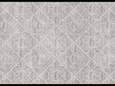 Oasis Kenza Contemporary Silver Runner Rug