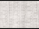 Oasis Ismail White Grey Rustic Rug