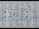 Evoke Frost Blue Transitional Runner Rug