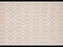 Krisha Tribal Trellis Rug Nude Soft Pink