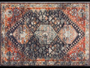 Legacy 854 Navy Round Rug