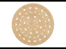 Natural Daisy Jute Rug