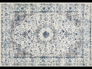 Evoke Mist White Transitional Round Rug