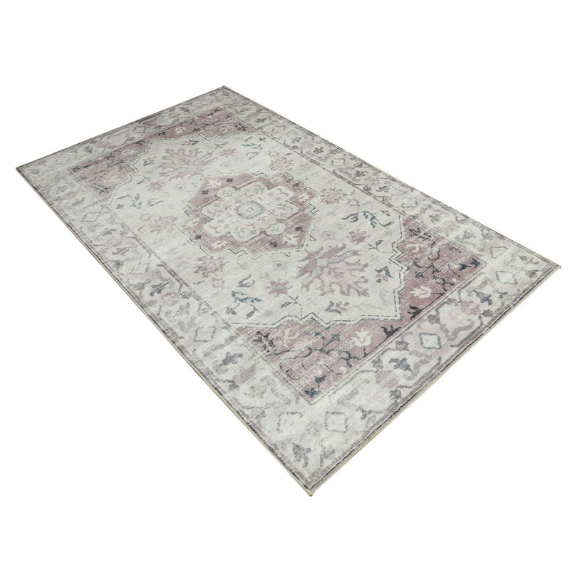 Shay Coral Machine Washable Rug